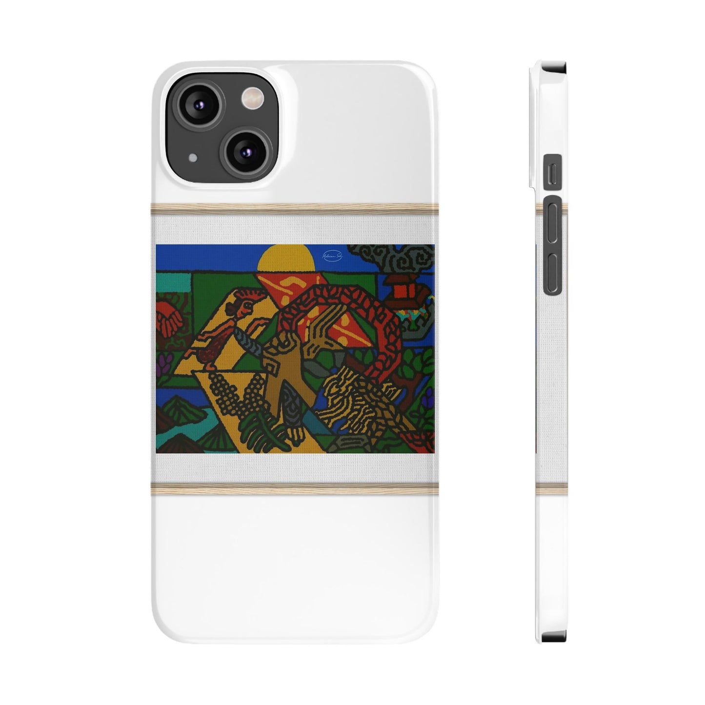 Drawing your own destiny Slim Phone Case