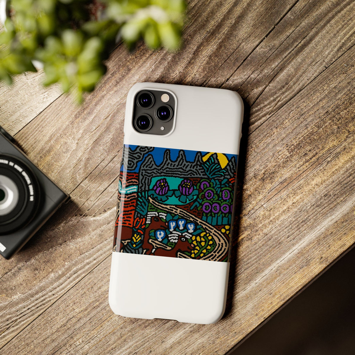 Going to the valley of hope and prosperity Slim Phone Case