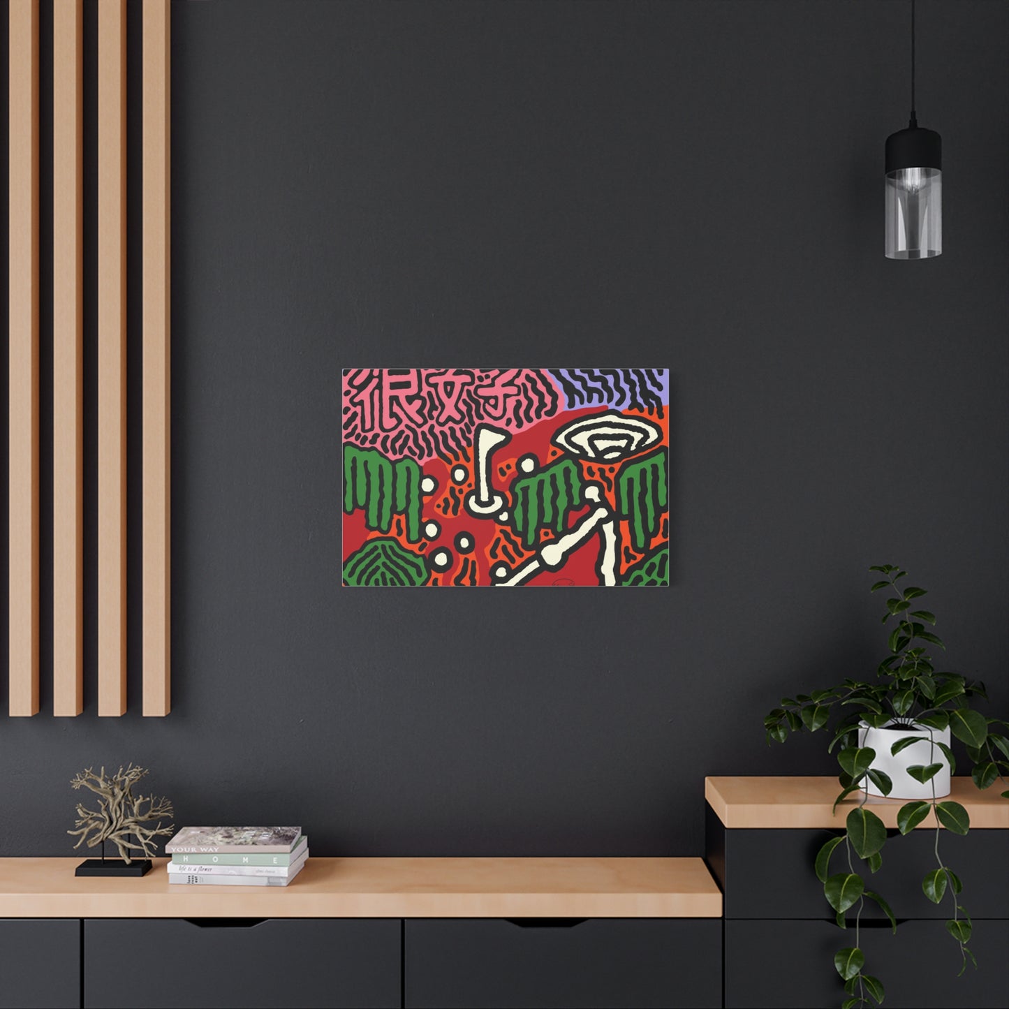 Hitting holes in one throughout life Canvas (Small)