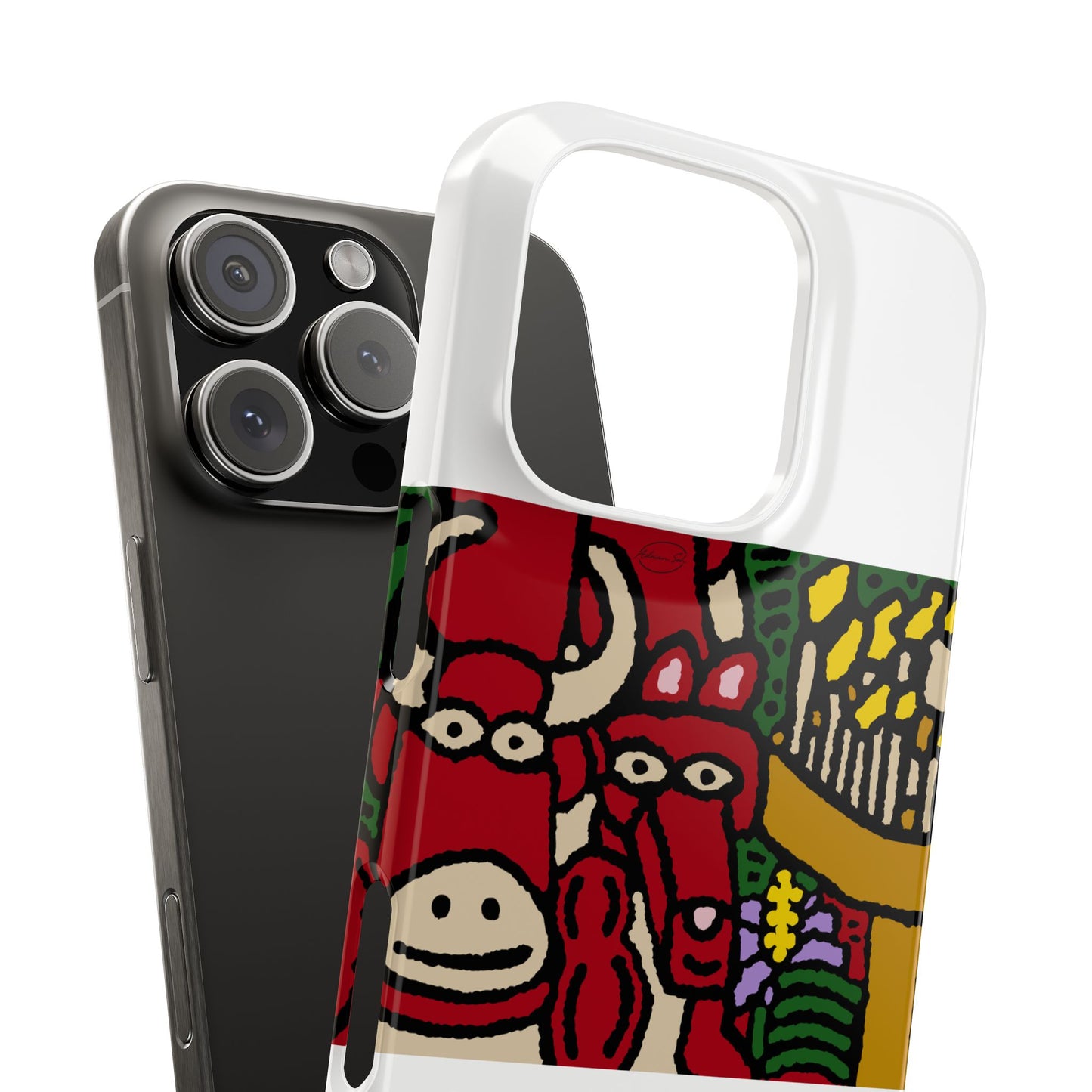 Going blessed by light together Slim Phone Case