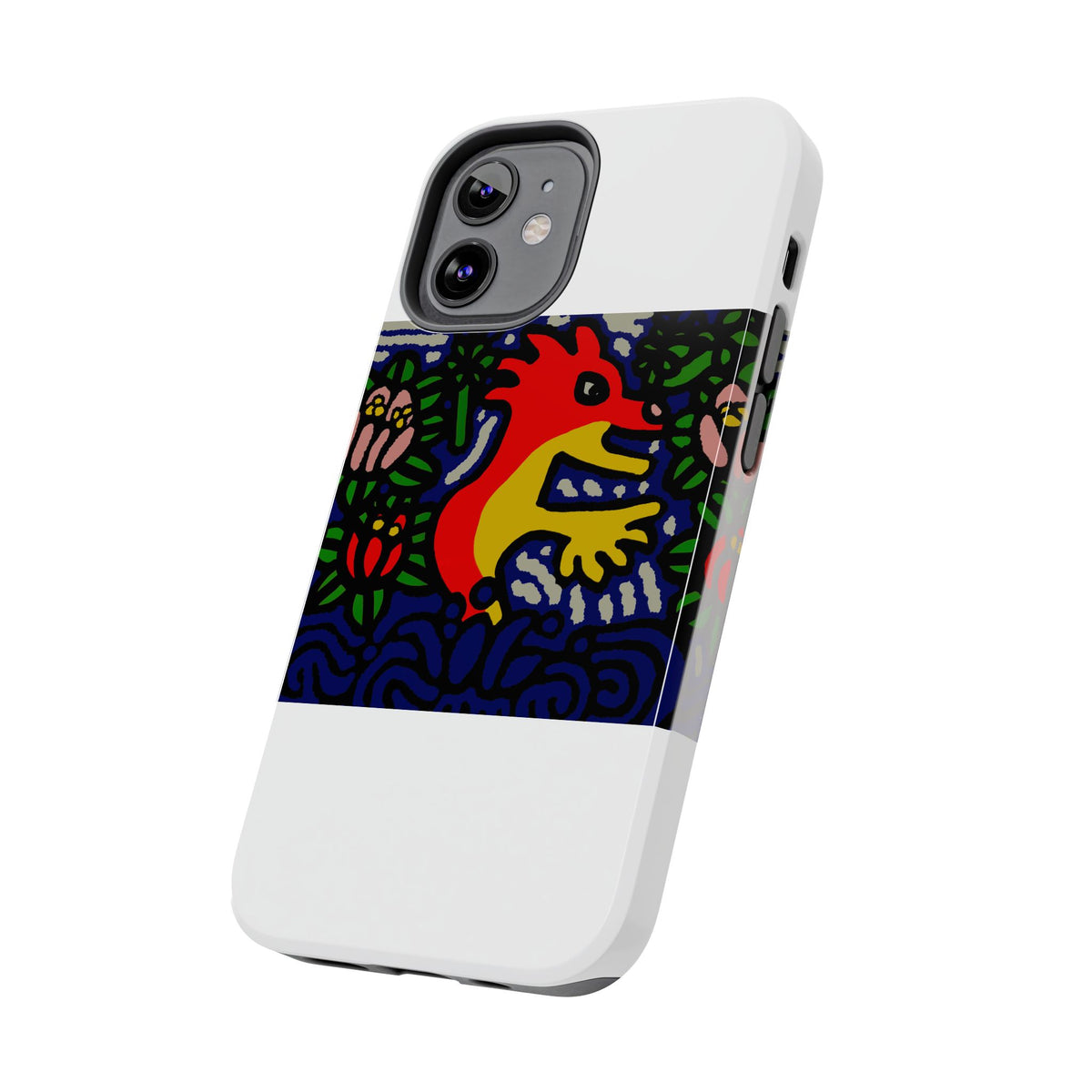 Breaking through the surface of a lotus pond Tough Phone Case