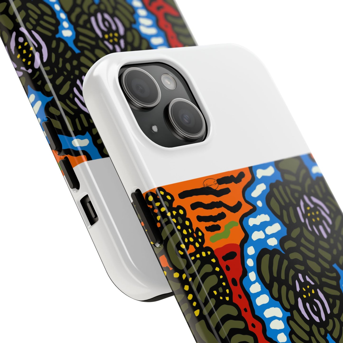 The Sri Lankan water lilies meets the Australian wattle Tough Phone Case