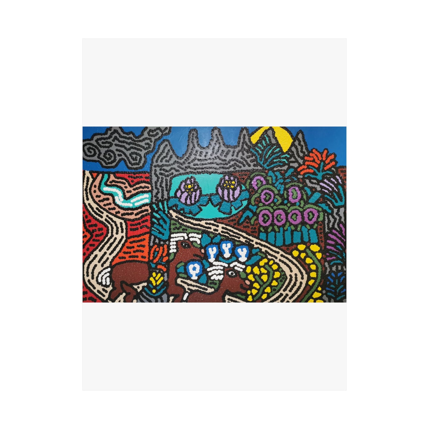 Going to the valley of hope and prosperity Matte Poster Vertical (Small)