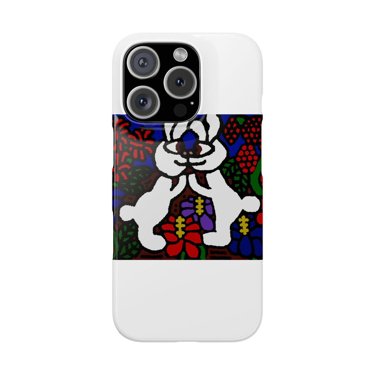 Bunnies in love Slim Phone Case