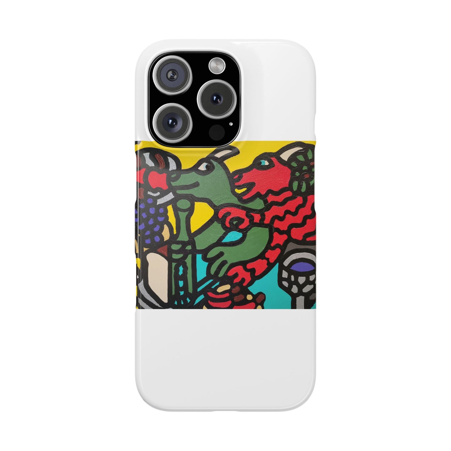 Enjoying our companionship Slim Phone Case