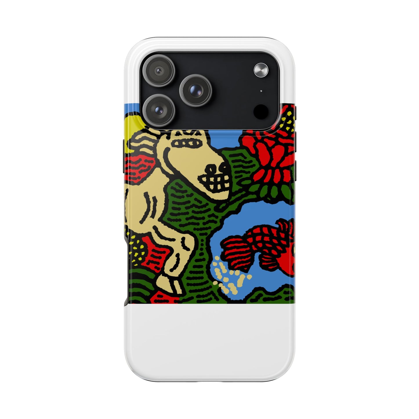 Galloping carefree through life Tough Phone Case
