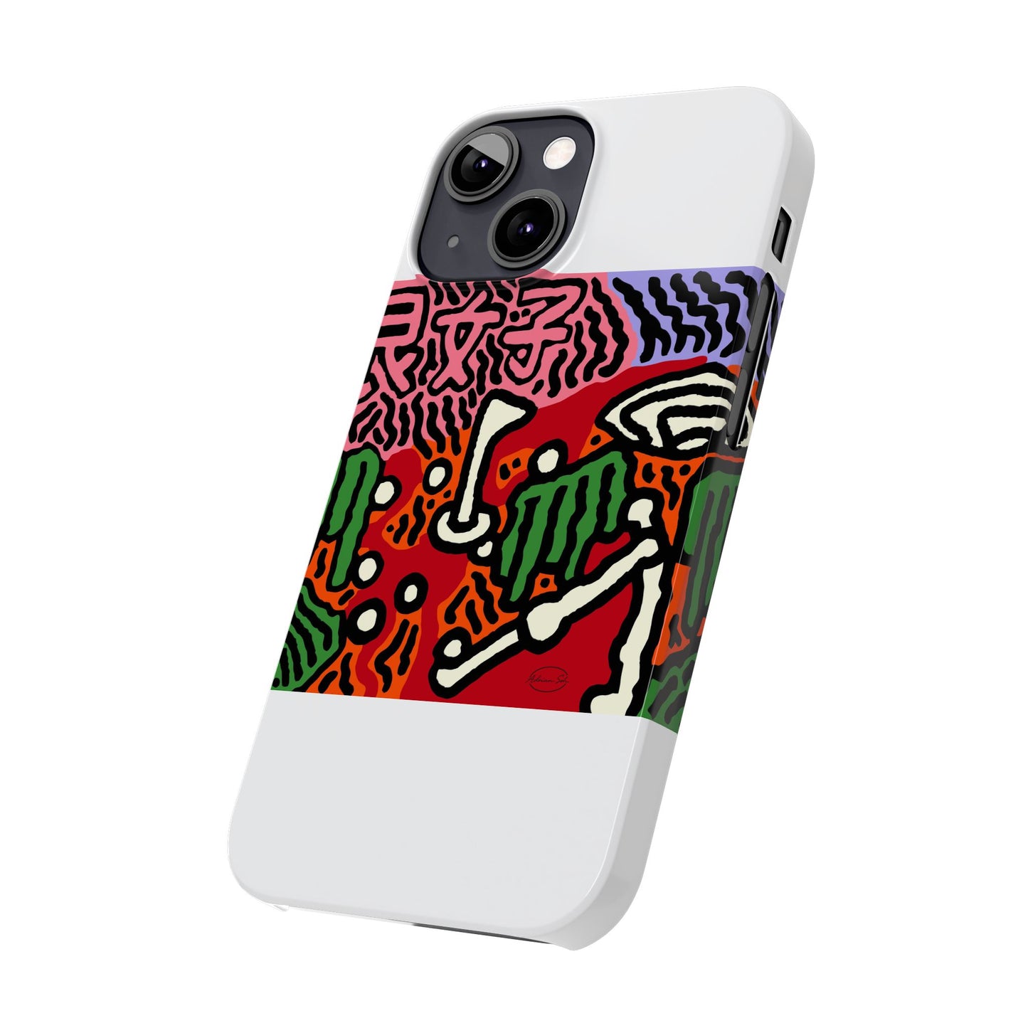 Hitting holes in one throughout life Slim Phone Case