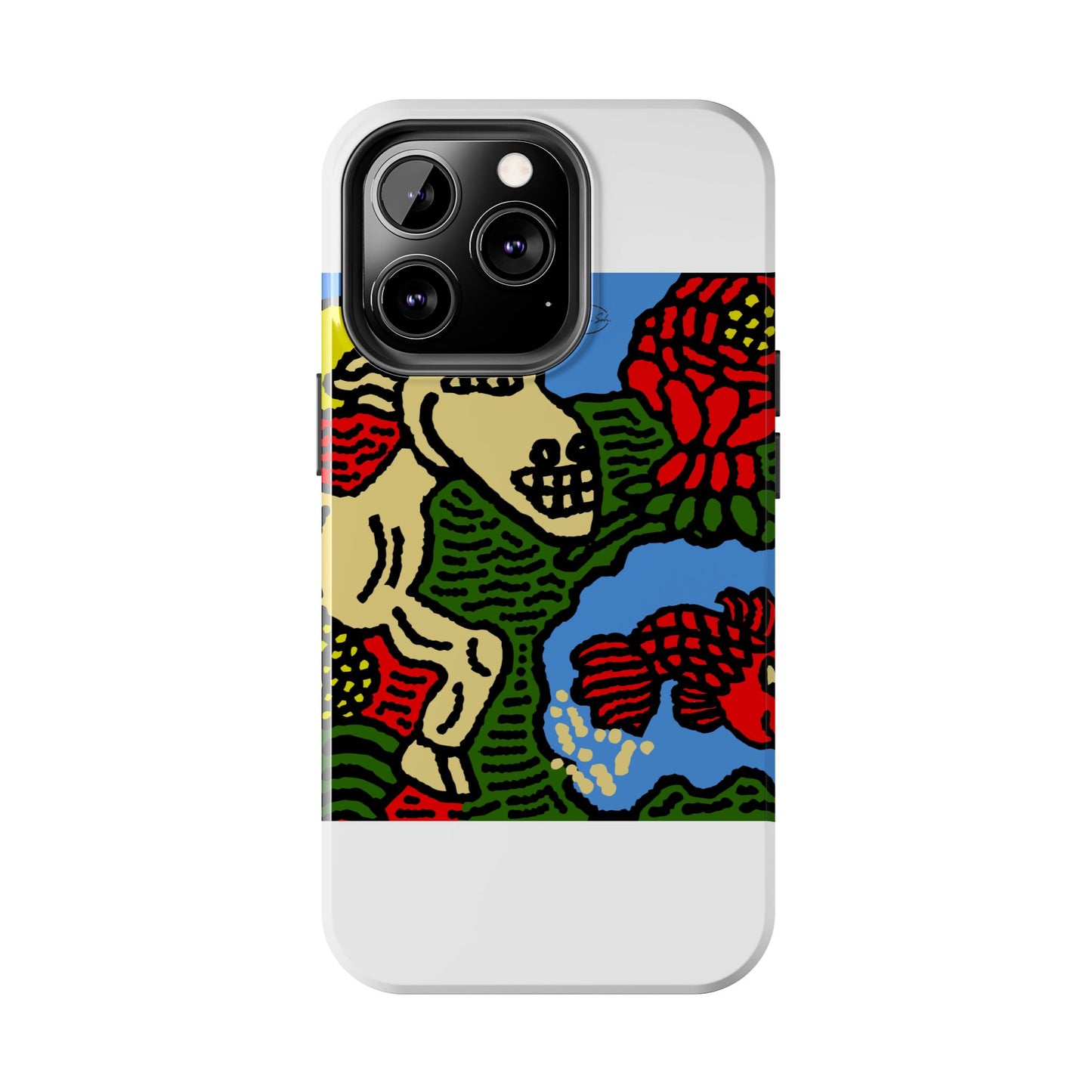 Galloping carefree through life Tough Phone Case