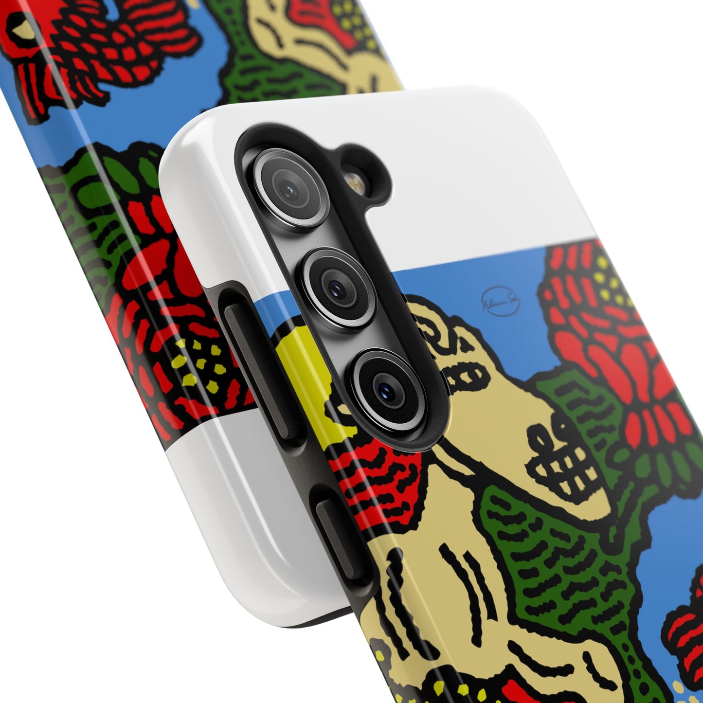 Galloping carefree through life Tough Phone Case