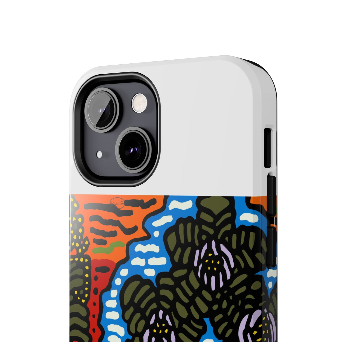 The Sri Lankan water lilies meets the Australian wattle Tough Phone Case