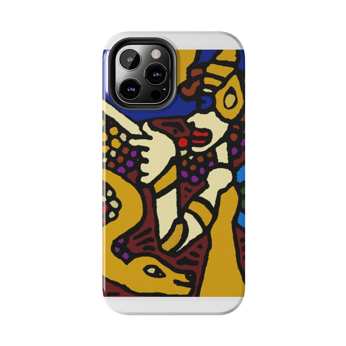 The golden snake being blessed by the fairy Tough Phone Case