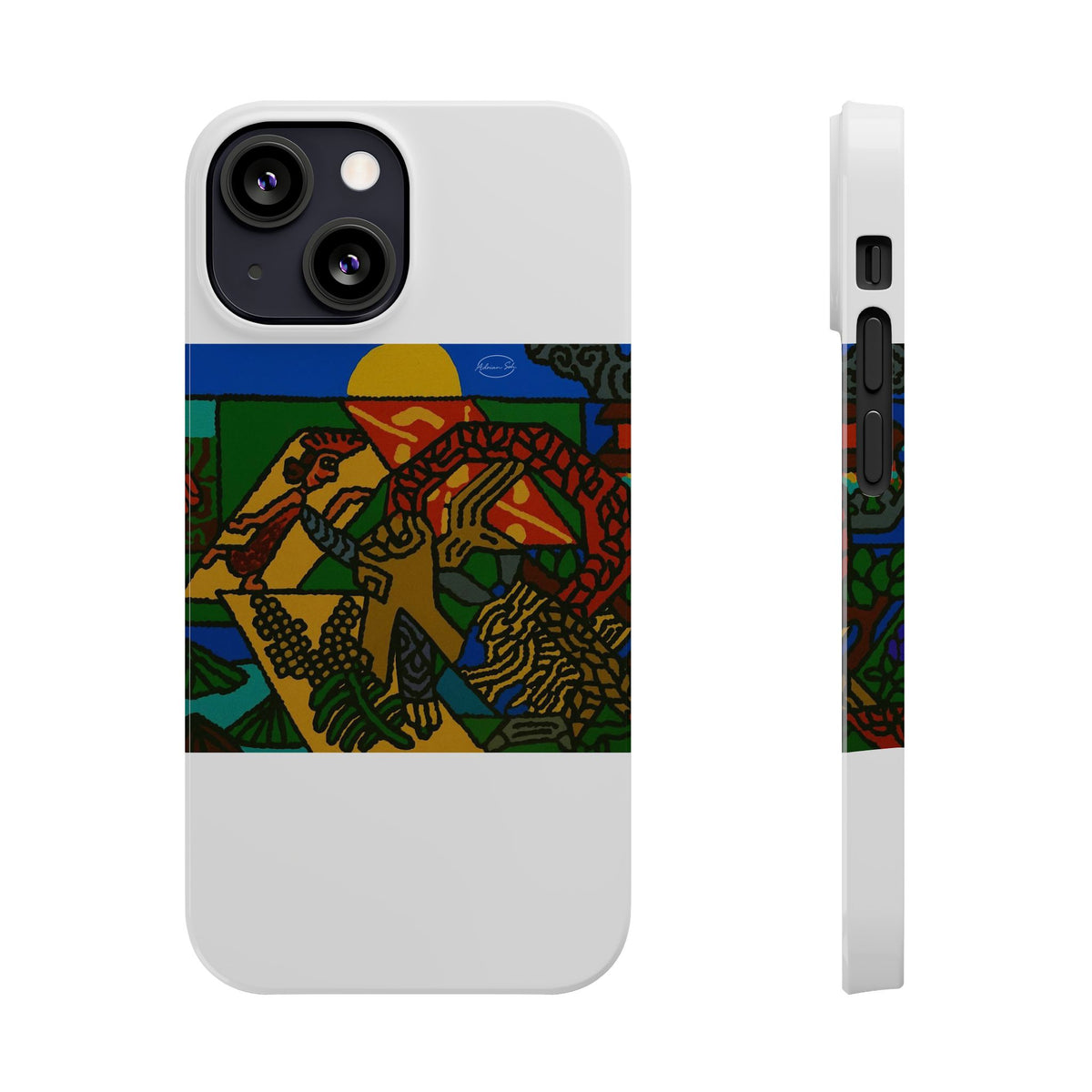 Drawing your own destiny Slim Phone Case
