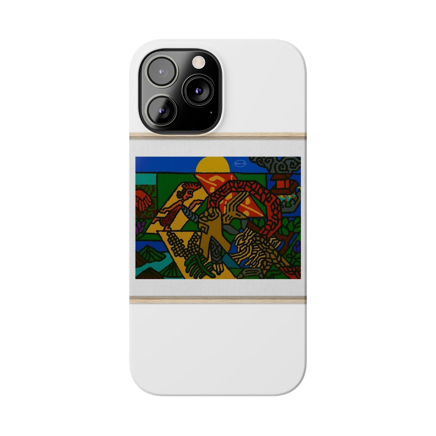 Drawing your own destiny Slim Phone Case