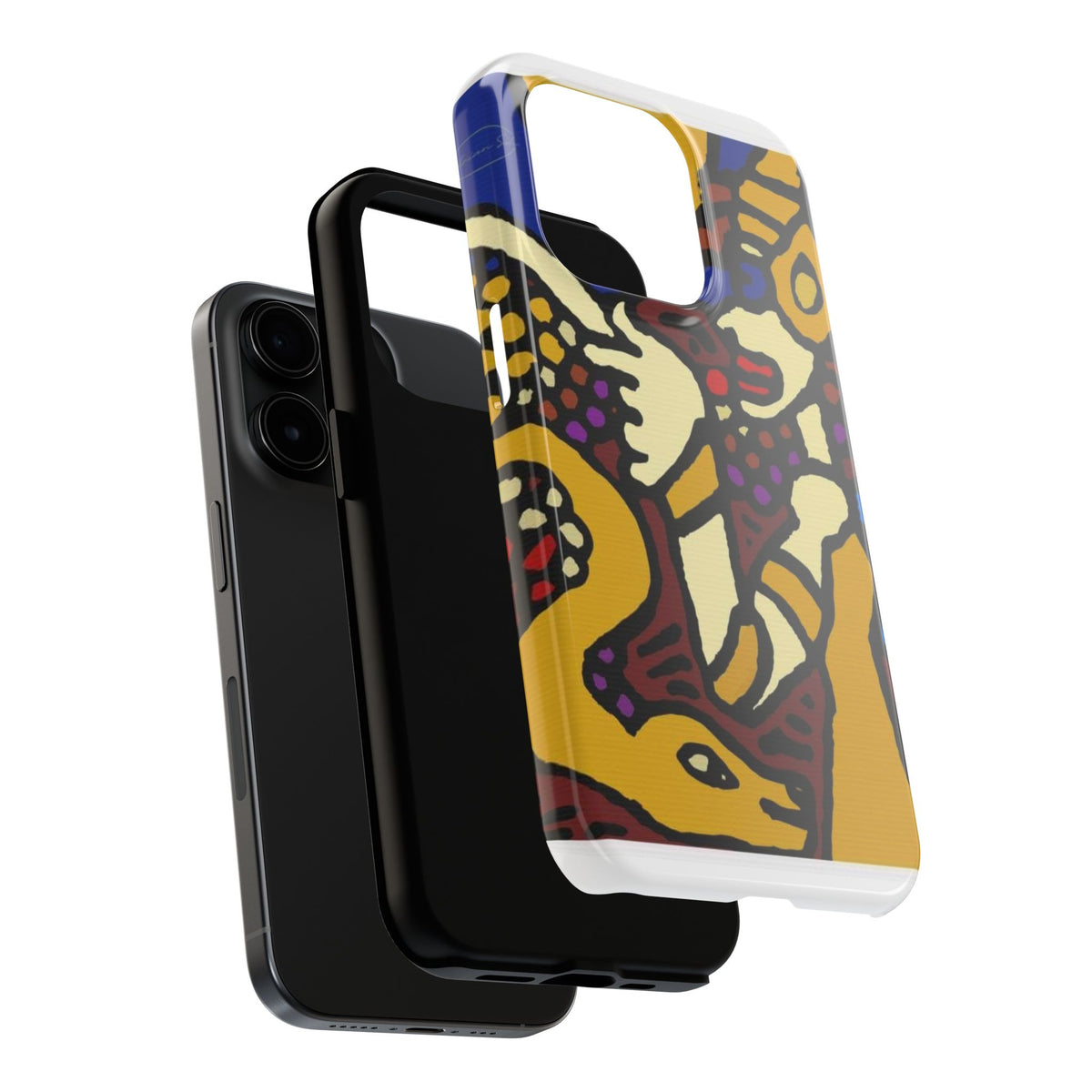 The golden snake being blessed by the fairy Tough Phone Case