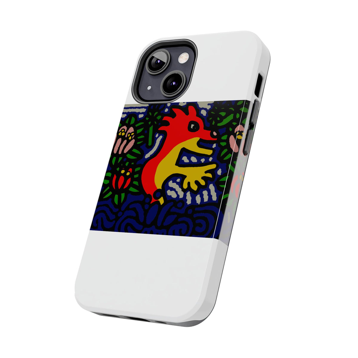 Breaking through the surface of a lotus pond Tough Phone Case