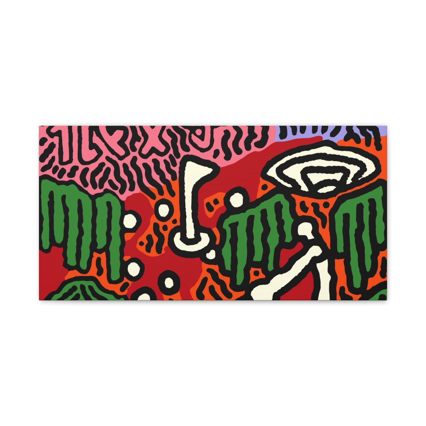 Hitting holes in one throughout life Canvas (Large)