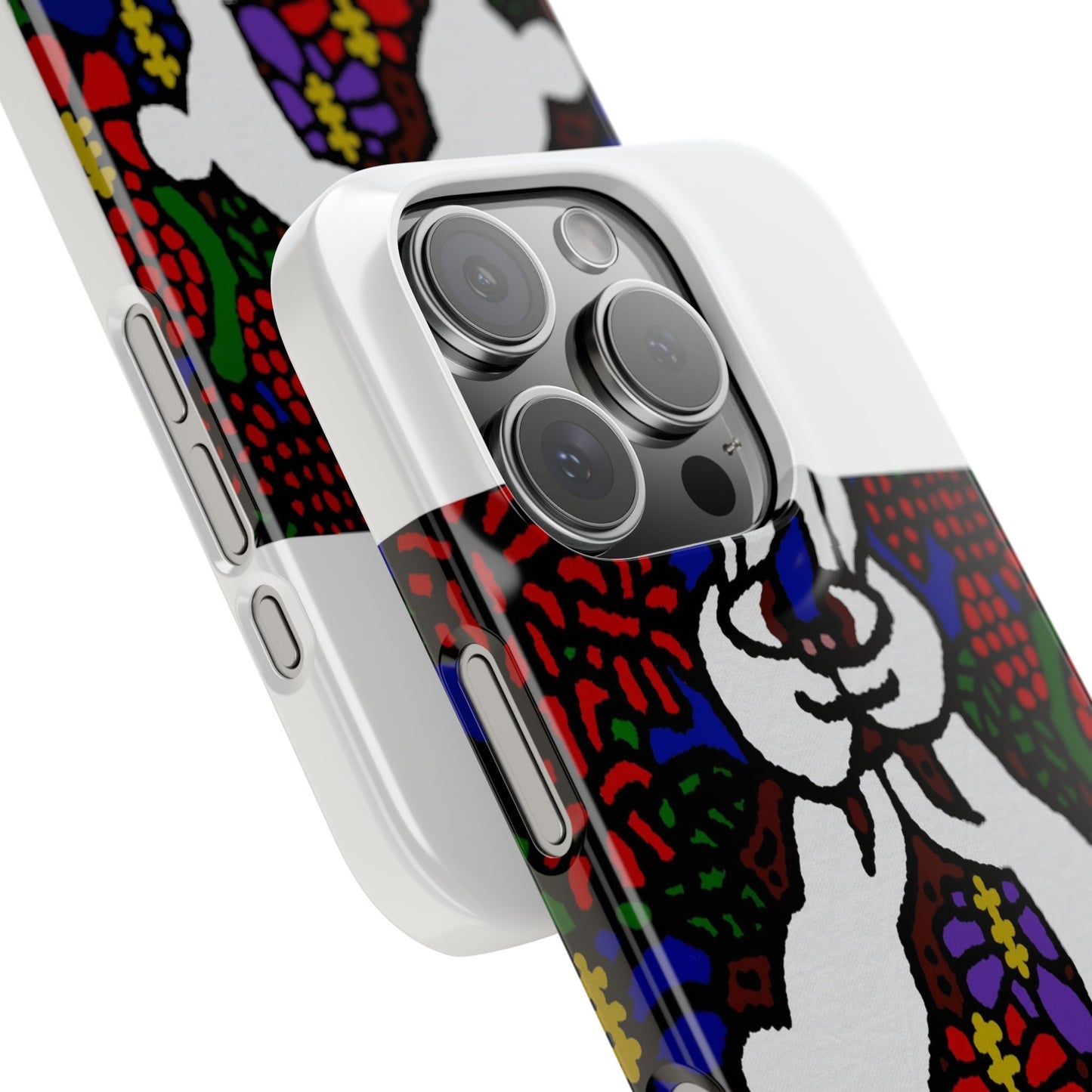Bunnies in love Slim Phone Case