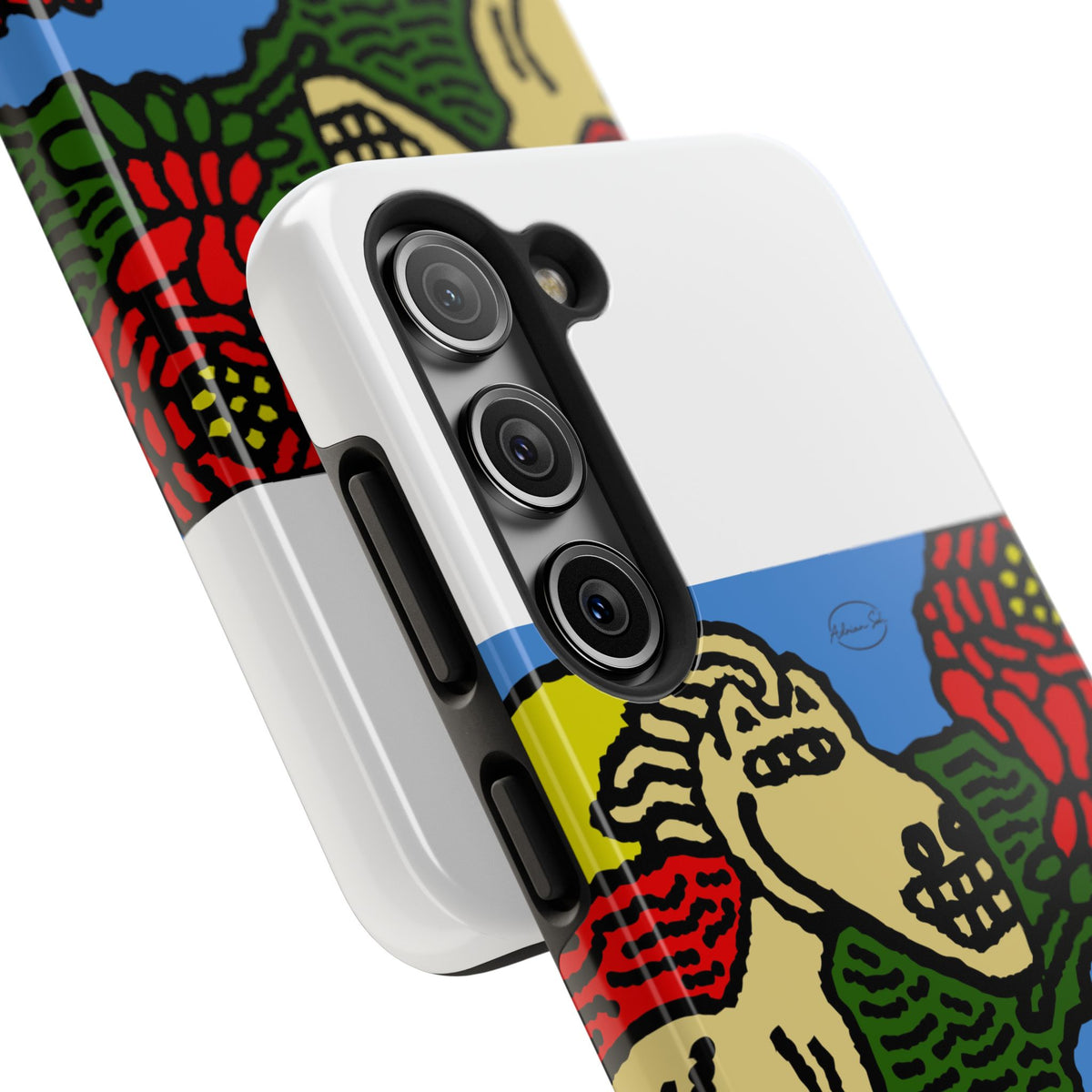 Galloping carefree through life Tough Phone Case