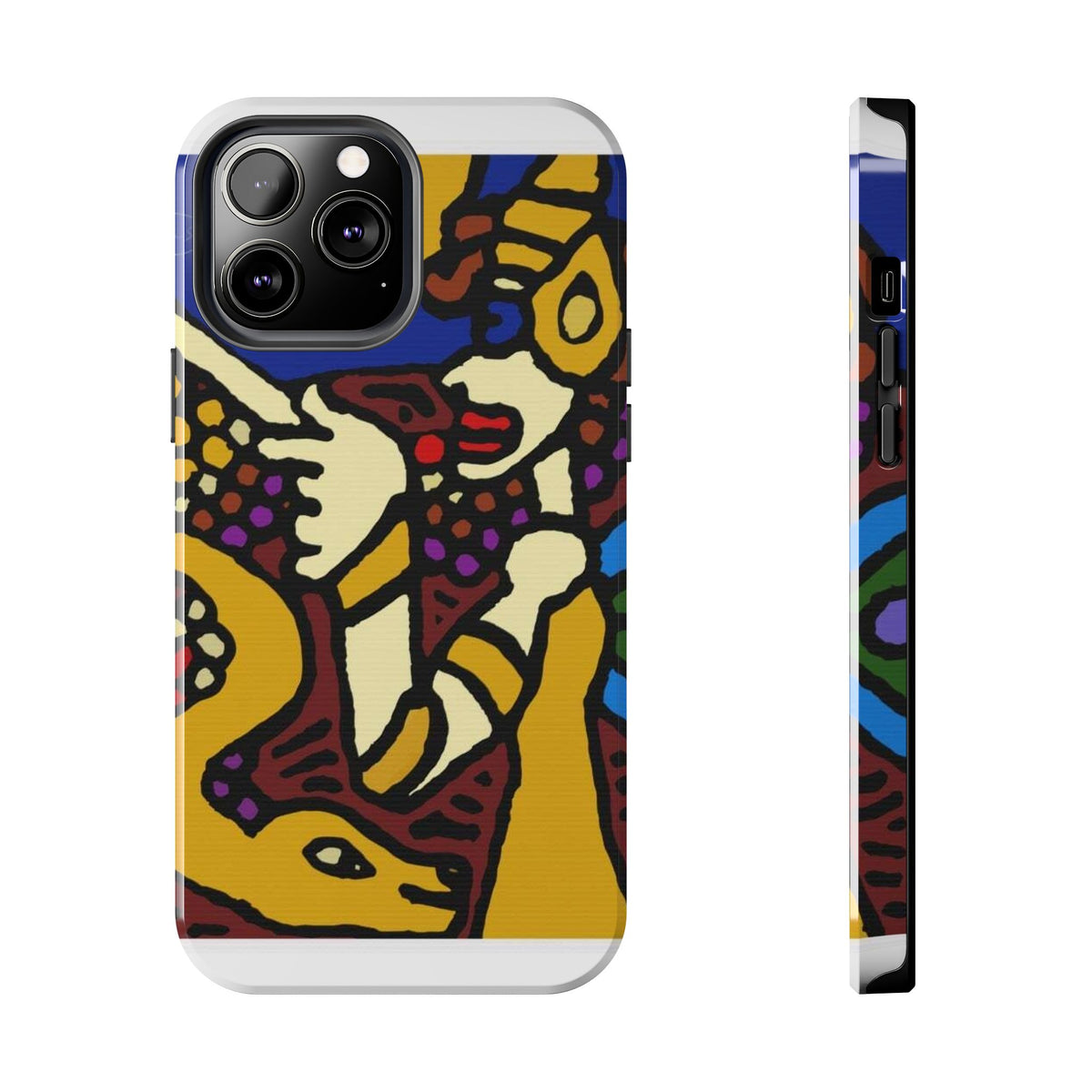 The golden snake being blessed by the fairy Tough Phone Case