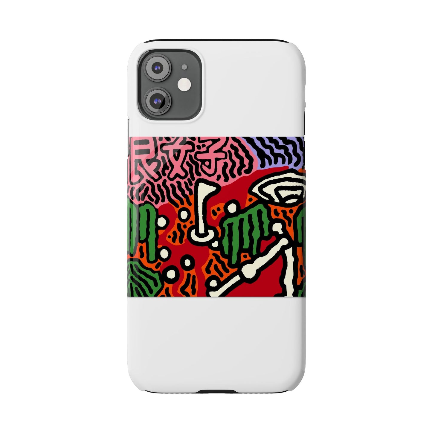 Scoring goals throughout life Slim Phone Case