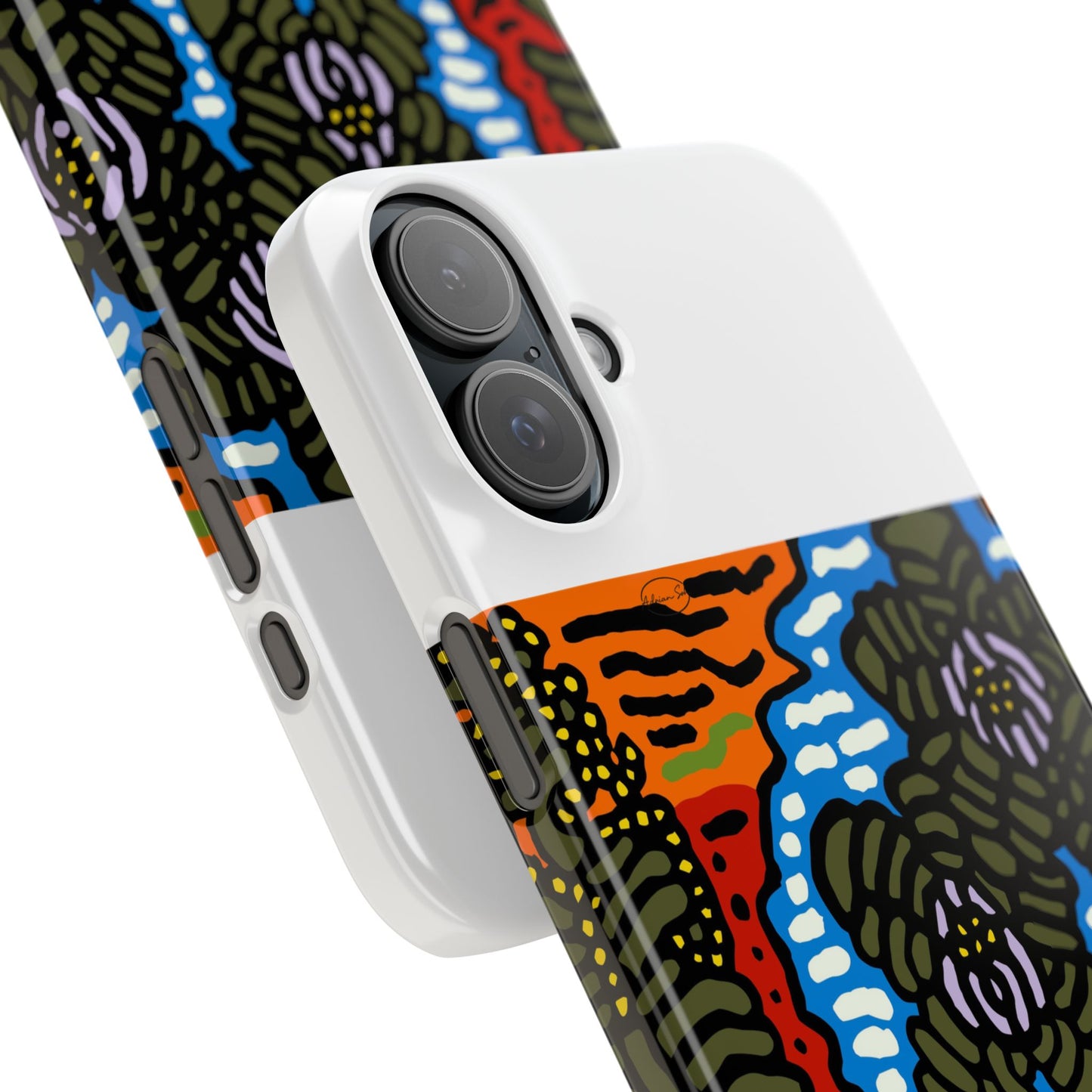 The Sri Lankan water lilies meets the Australian wattle Slim Phone Case