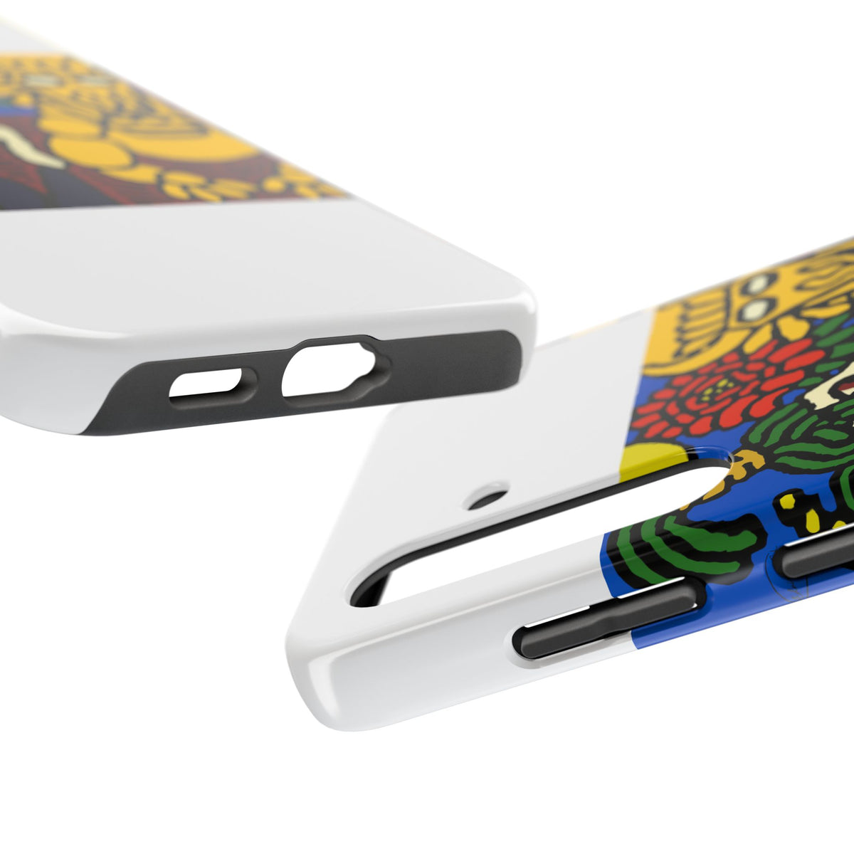 The warrior hailing the mighty golden dragon Tough Phone Case