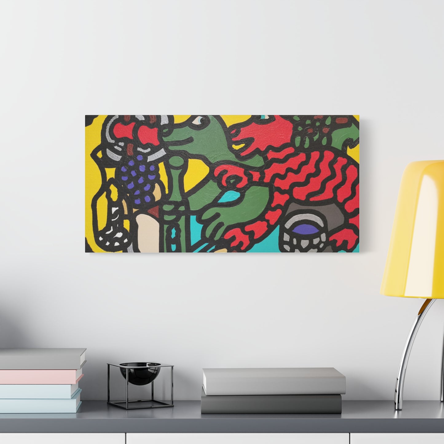 Enjoying our companionship Canvas (Large)