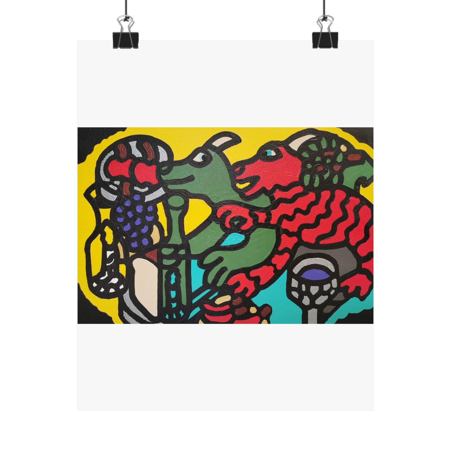 Enjoying our companionship Matte Poster Vertical (Small)