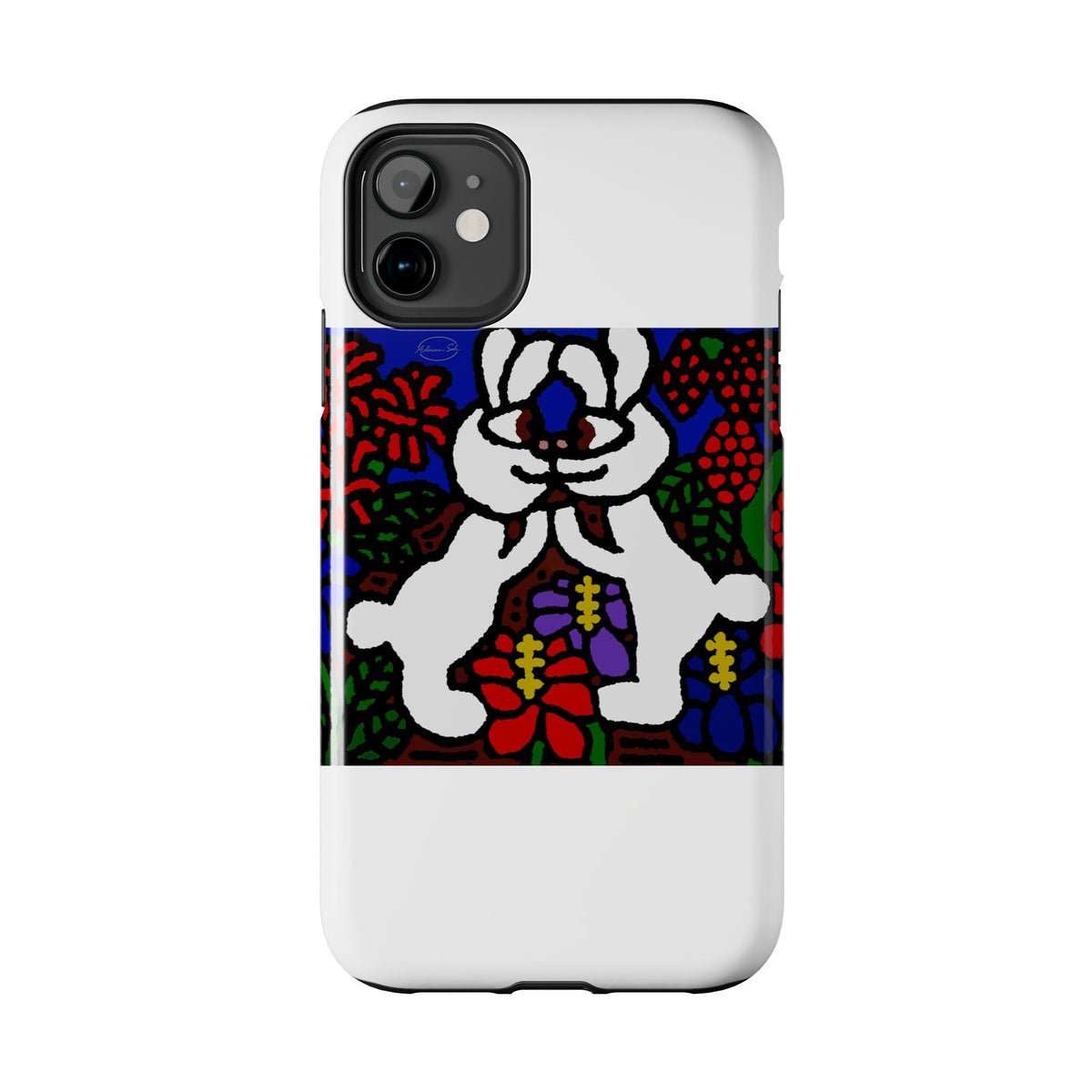 Bunnies in love Tough Phone Case