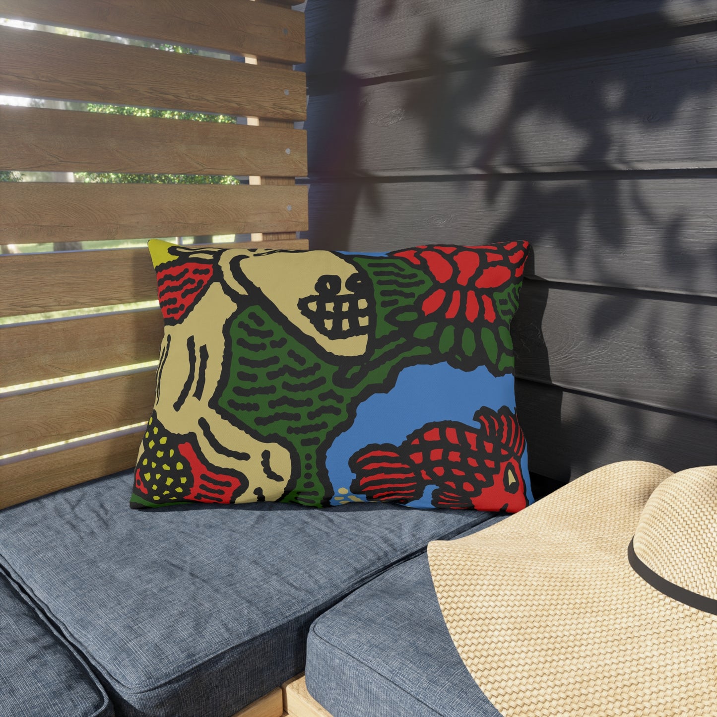 Galloping carefree through life — Outdoor Pillow