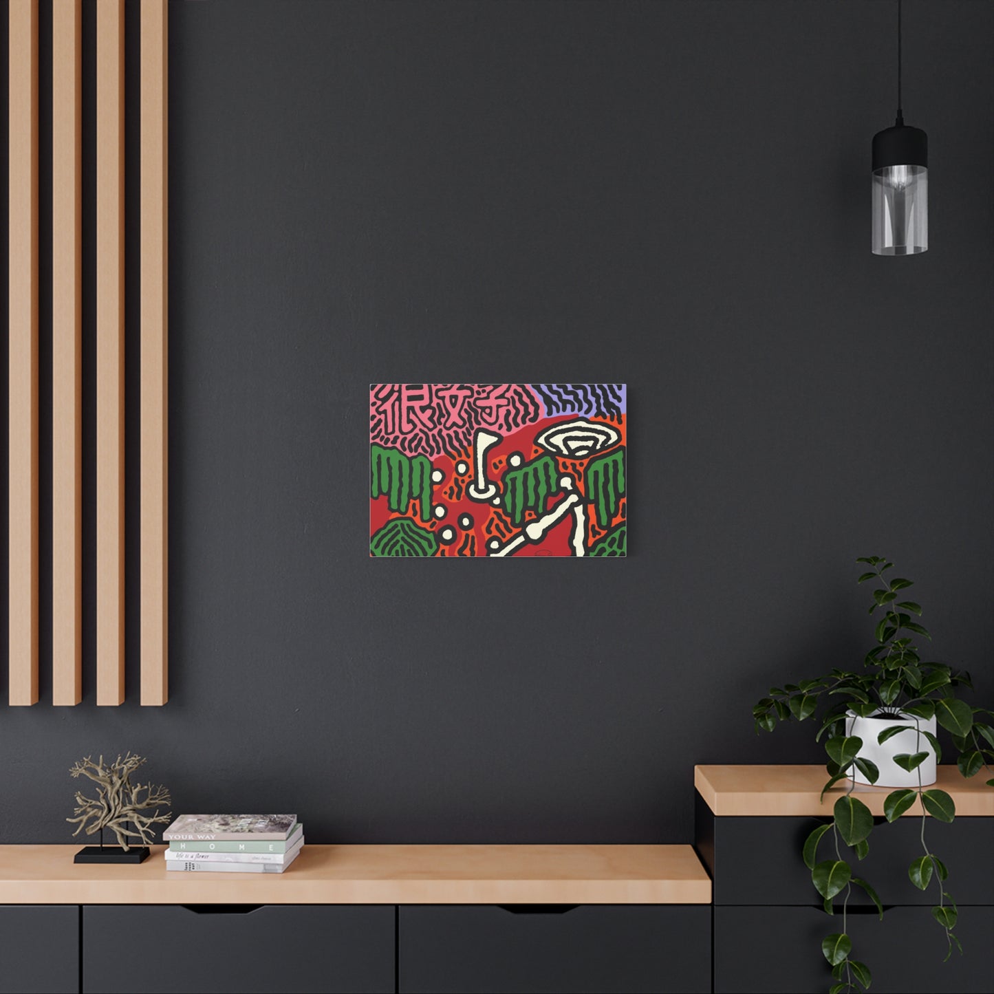 Hitting holes in one throughout life Canvas (Small)