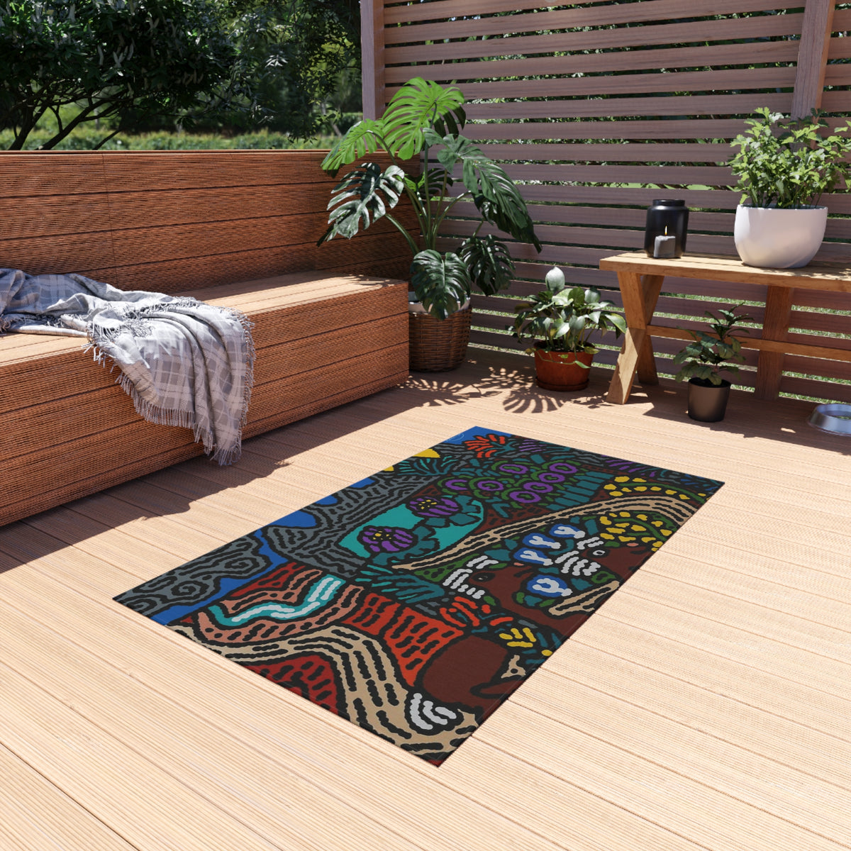Road to a Sanctuary and Oasis — Outdoor Rug