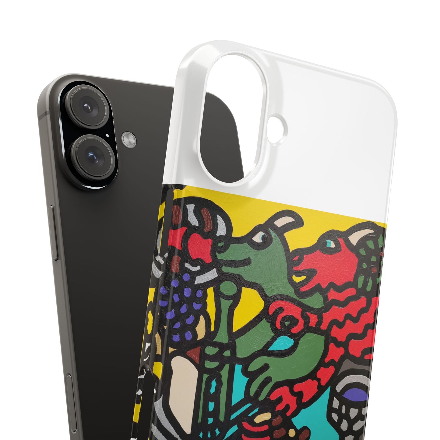 Enjoying our companionship Slim Phone Case