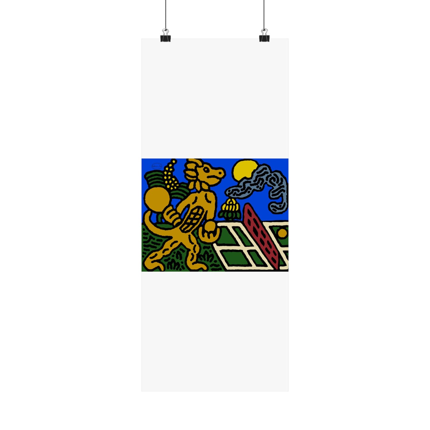 Ready for making big serves in life Matte Poster Vertical (Small)