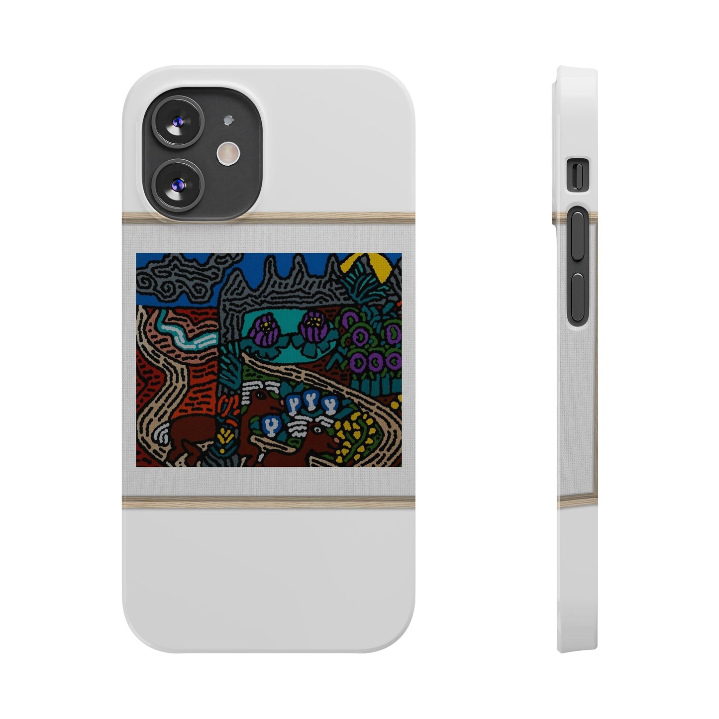 Road to a Sanctuary and Oasis Slim Phone Case