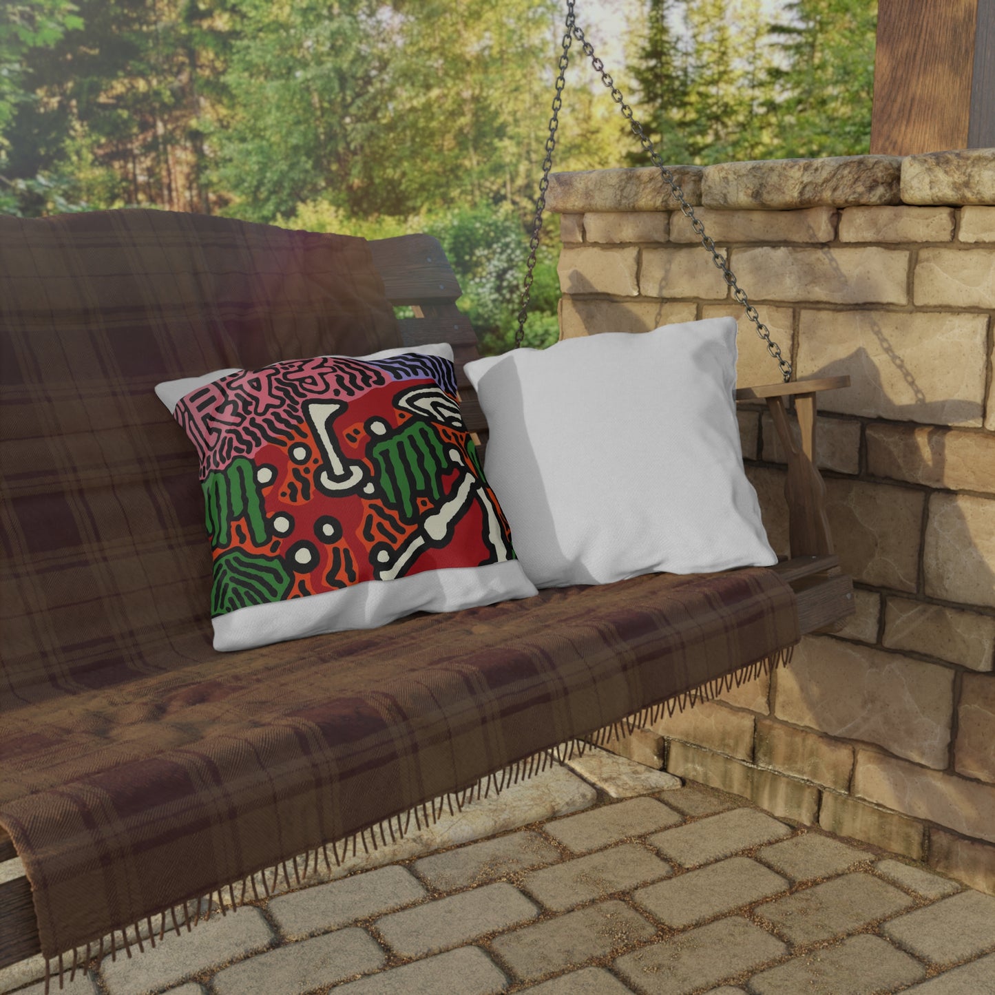 Scoring Goals Throughout Life — Outdoor Pillow