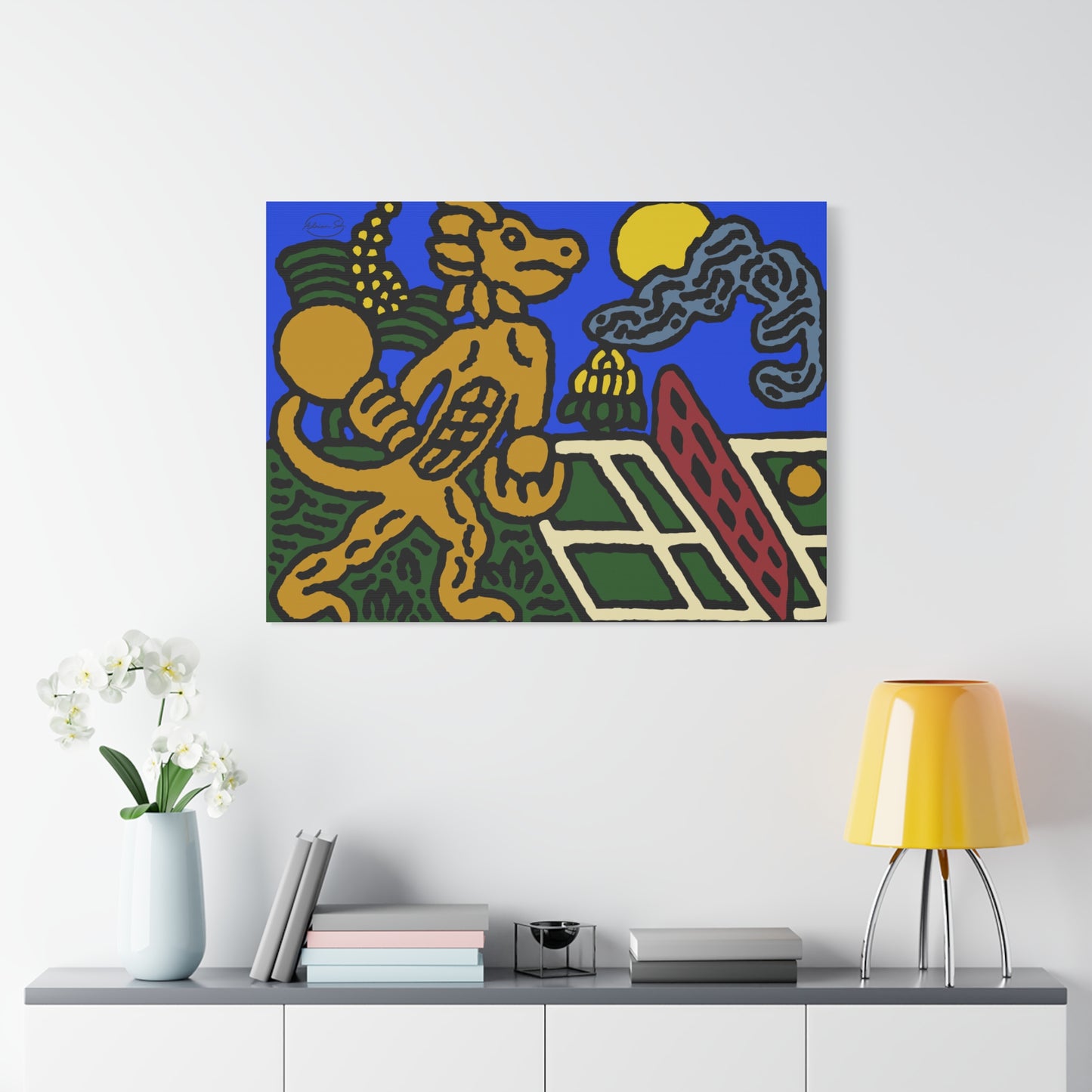Ready for making big serves in life Canvas (Small)