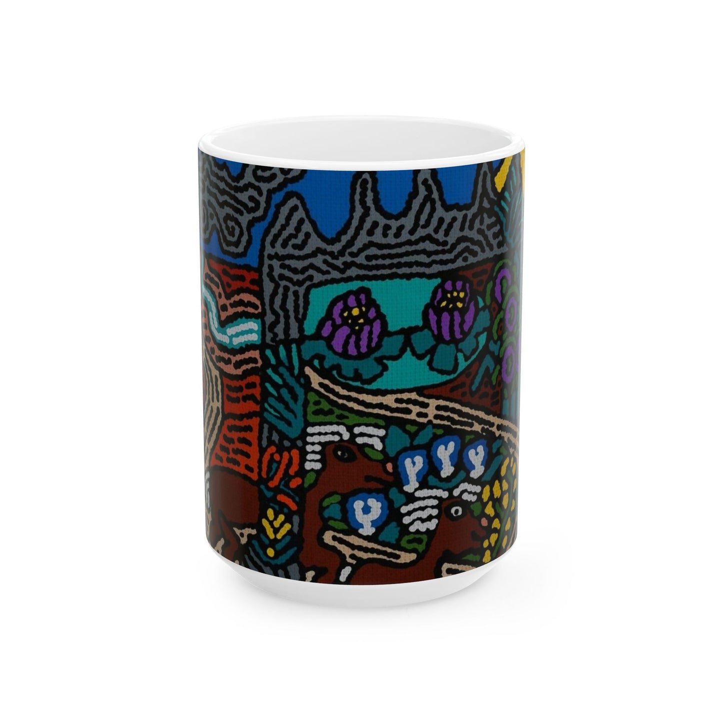Road to a Sanctuary and Oasis Ceramic Mug