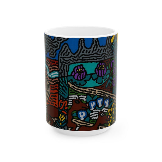 Road to a Sanctuary and Oasis Ceramic Mug