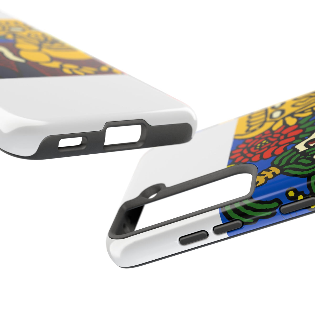 The warrior hailing the mighty golden dragon Tough Phone Case