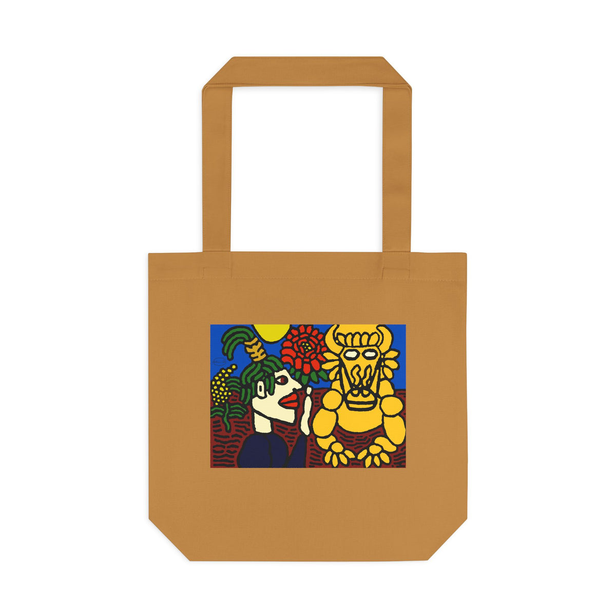 The warrior hailing the mighty golden dragon Classic Tote Bag