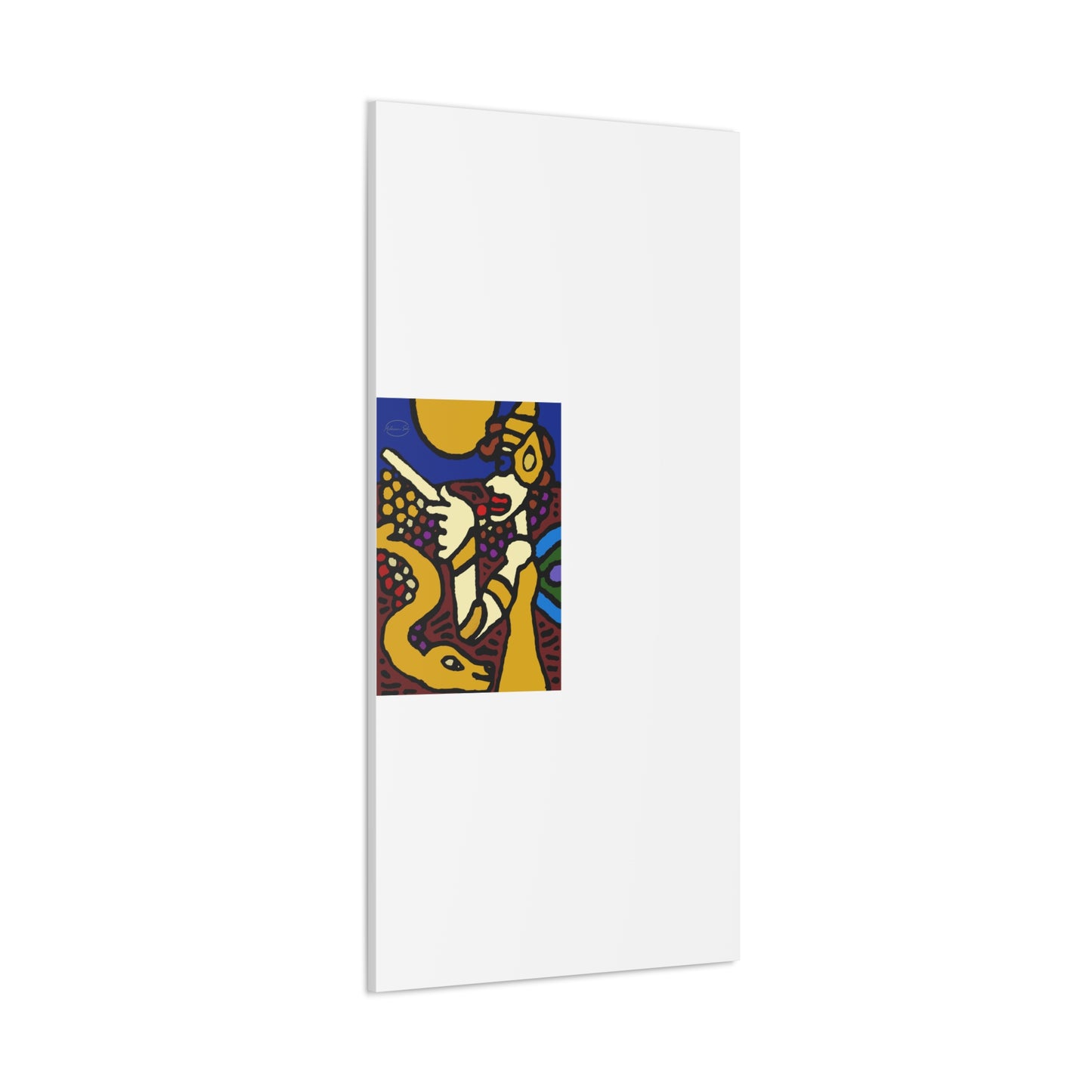 The golden snake being blessed by the fairy Canvas (Large)