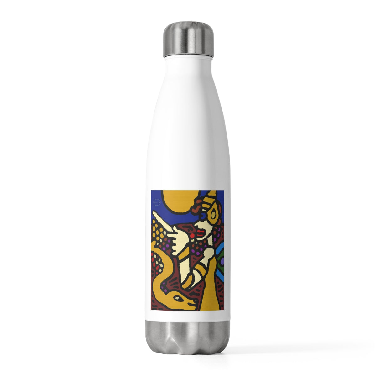The golden snake being blessed by the fairy Stainless Steel Water Bottle