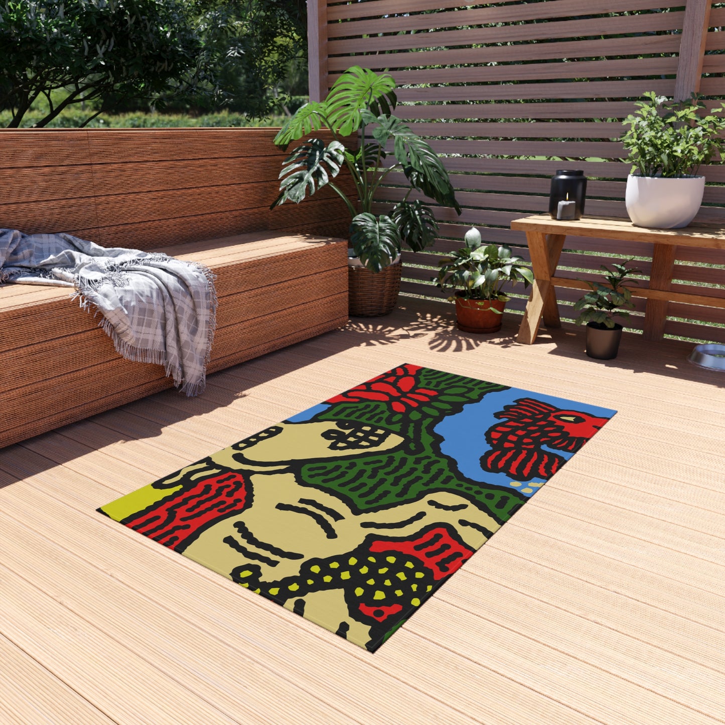Galloping carefree through life — Outdoor Rug