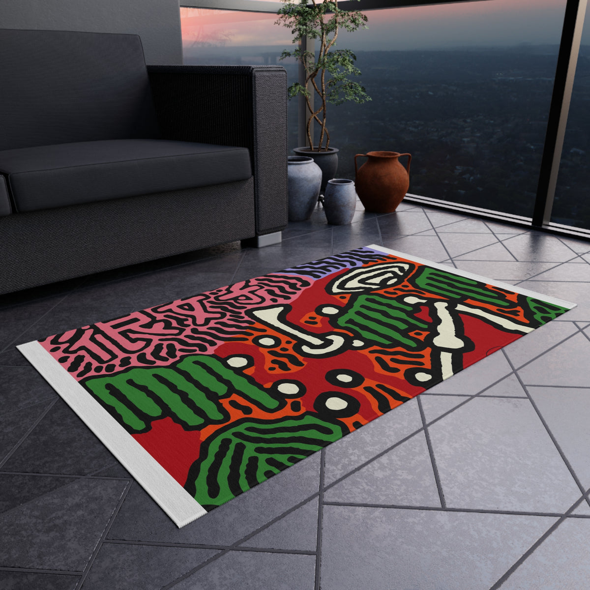 Hitting holes in one throughout life — Outdoor Rug
