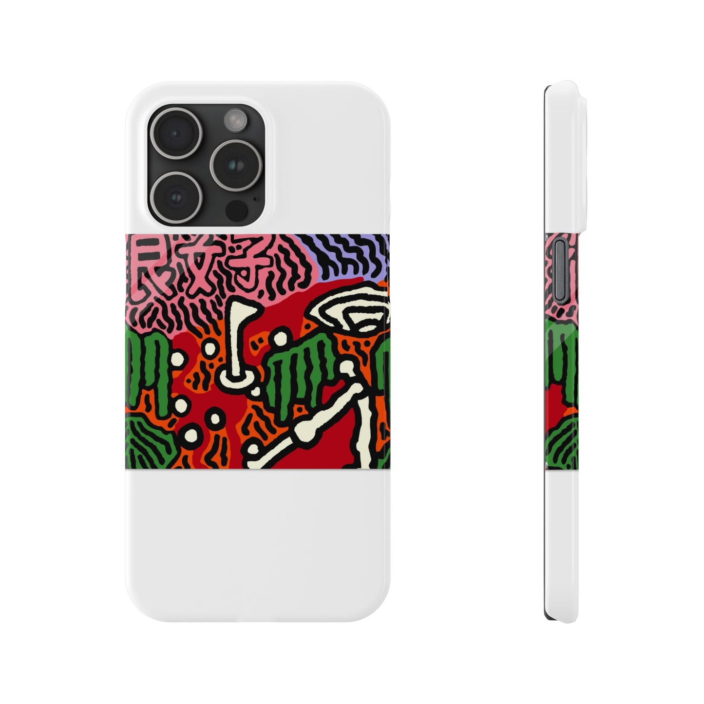 Scoring goals throughout life Slim Phone Case