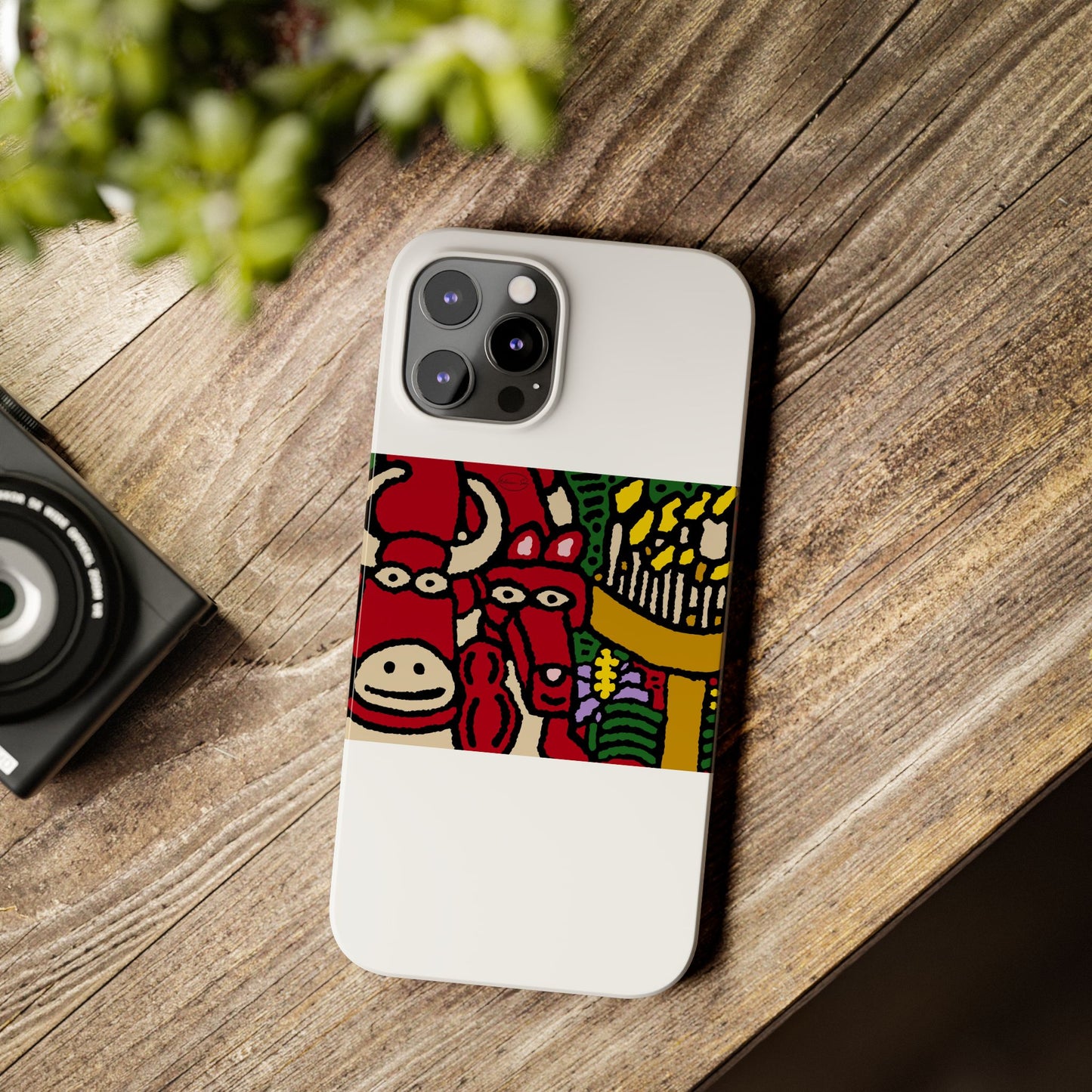 Going blessed by light together Slim Phone Case