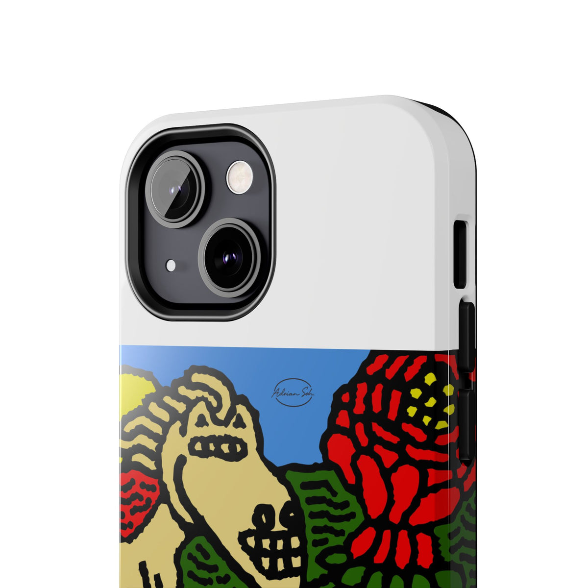 Galloping carefree through life Tough Phone Case