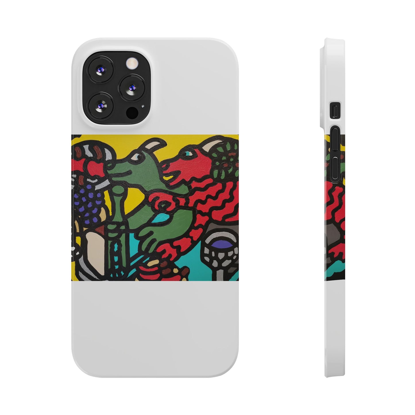 Enjoying our companionship Slim Phone Case