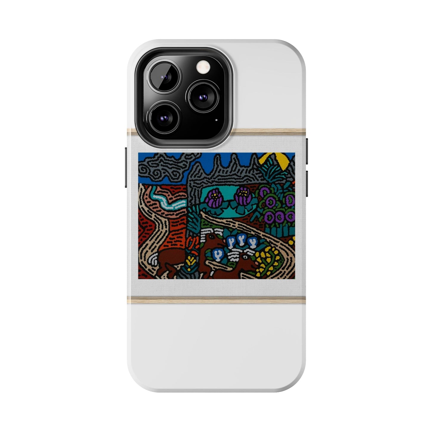 Road to a Sanctuary and Oasis Tough Phone Case